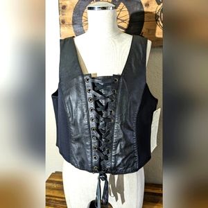 New Leather Vest 3X